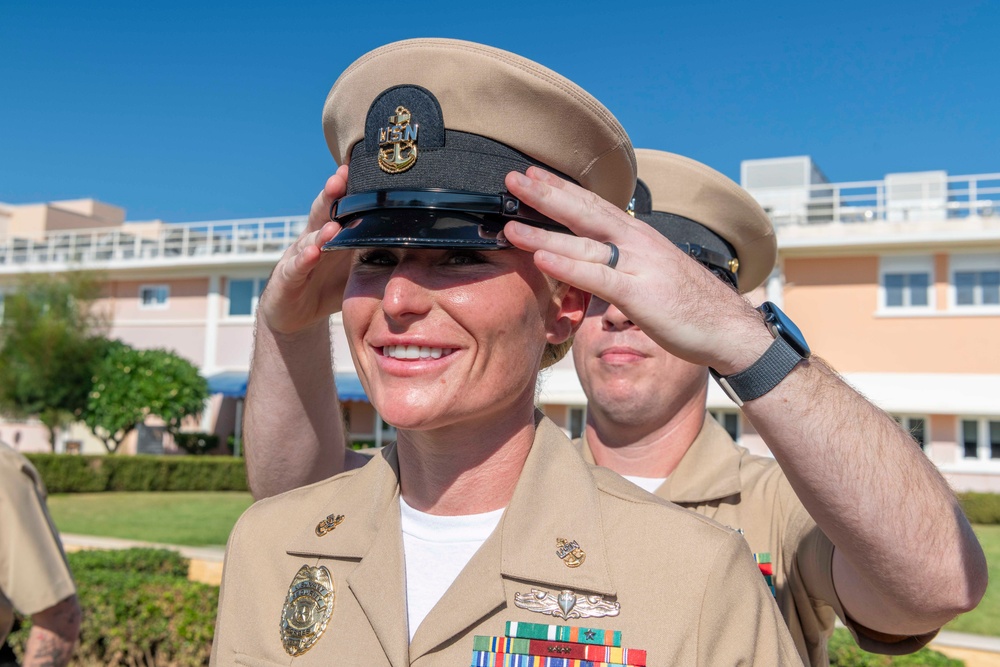 NSA Souda Bay Chief pinning Ceremony