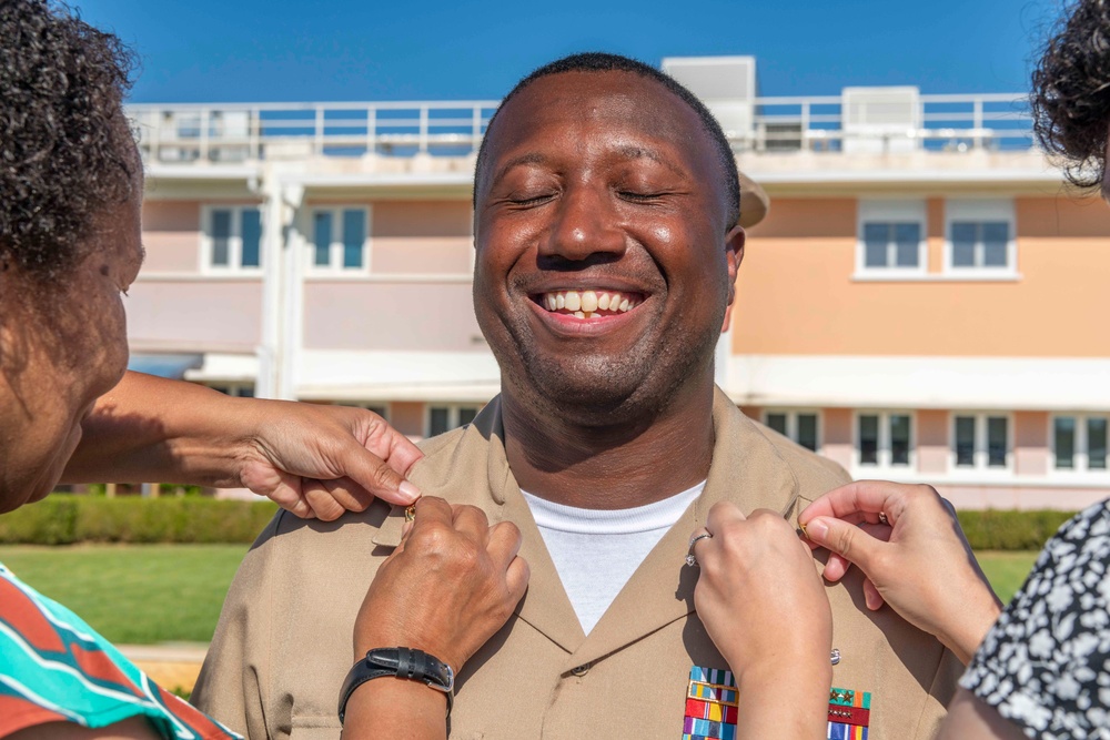 NSA Souda Bay Chief pinning Ceremony