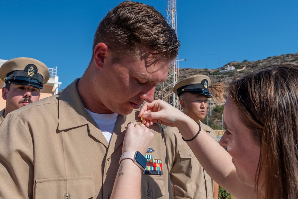 NSA Souda Bay Chief pinning Ceremony