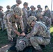 British soldiers assigned to the NATO-led KFOR mission conducted training to test various procedures for medical support to operations on Camp Bondsteel, Kosovo, Sept. 28, 2024.