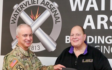 Army Civilian marks 45 years of service at cannon and mortar factory