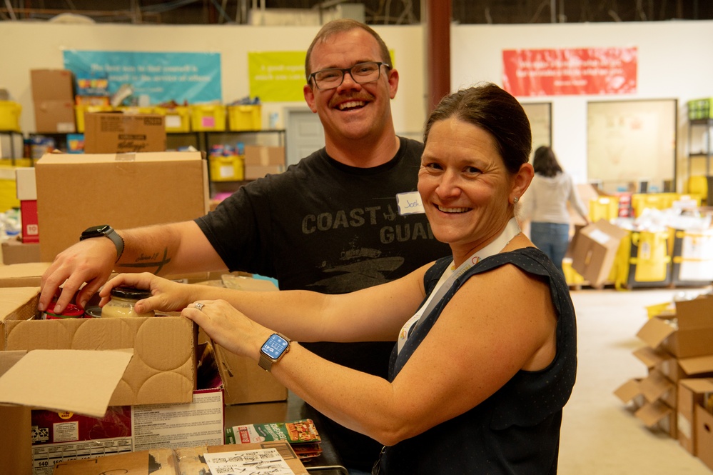 U.S. Coast Guard Sector Maryland-National Capital Region volunteers at children’s non-profit