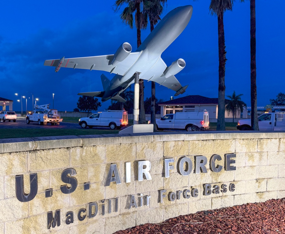 MacDill AFB following Hurricane Helene