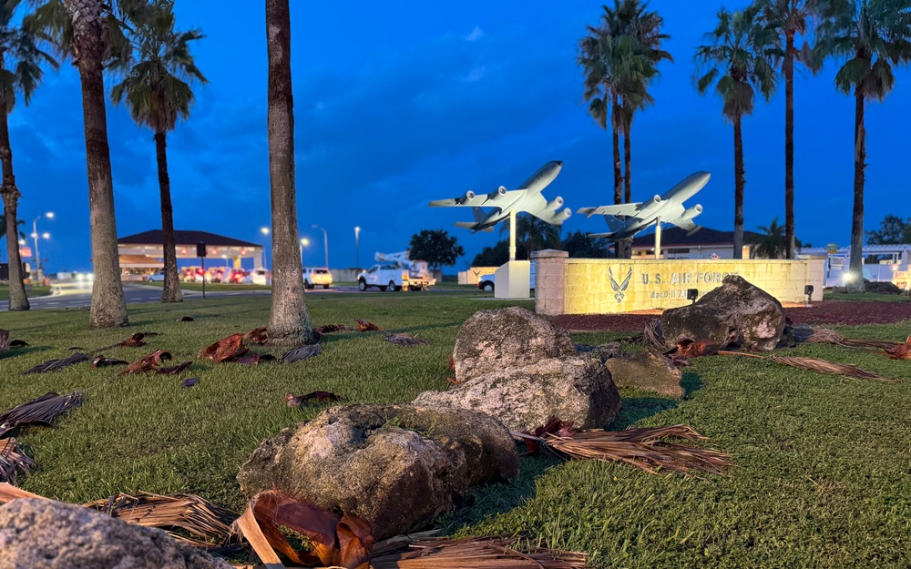 MacDill AFB following Hurricane Helene