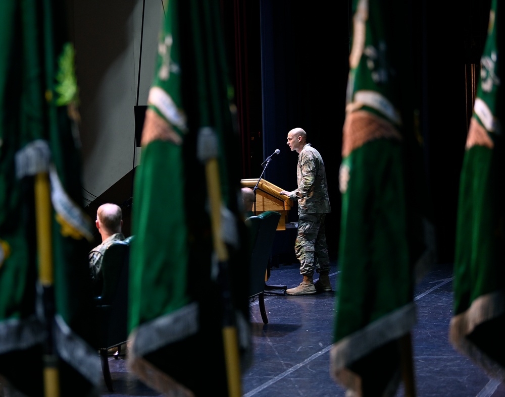 Soldiers Don Green Beret During Graduation