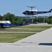 CSAF Allvin helicopter arrival with Malaysia Gen. Asghar Khan