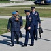 CSAF Allvin helicopter arrival with Malaysia Gen. Asghar Khan