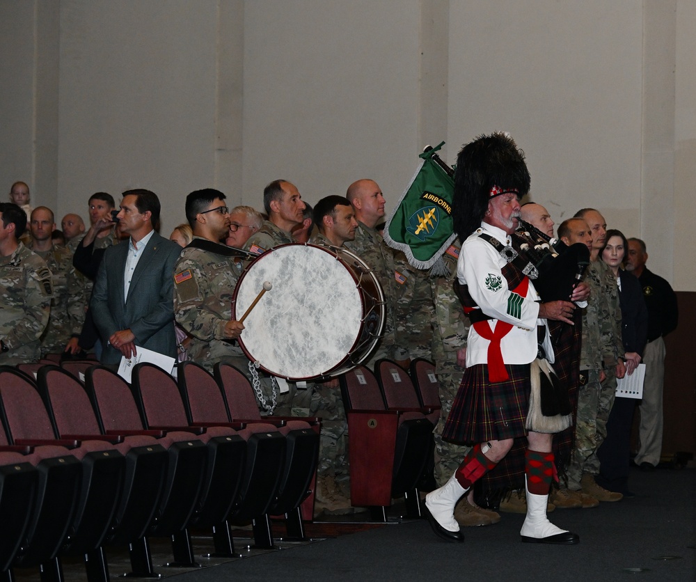 Soldiers Don Green Beret During Graduation