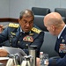 CSAF Allvin staff talks with Malaysia Gen. Asghar Khan