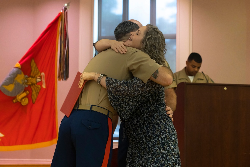 Sgt. Maj. Cantrell Retirement Ceremony