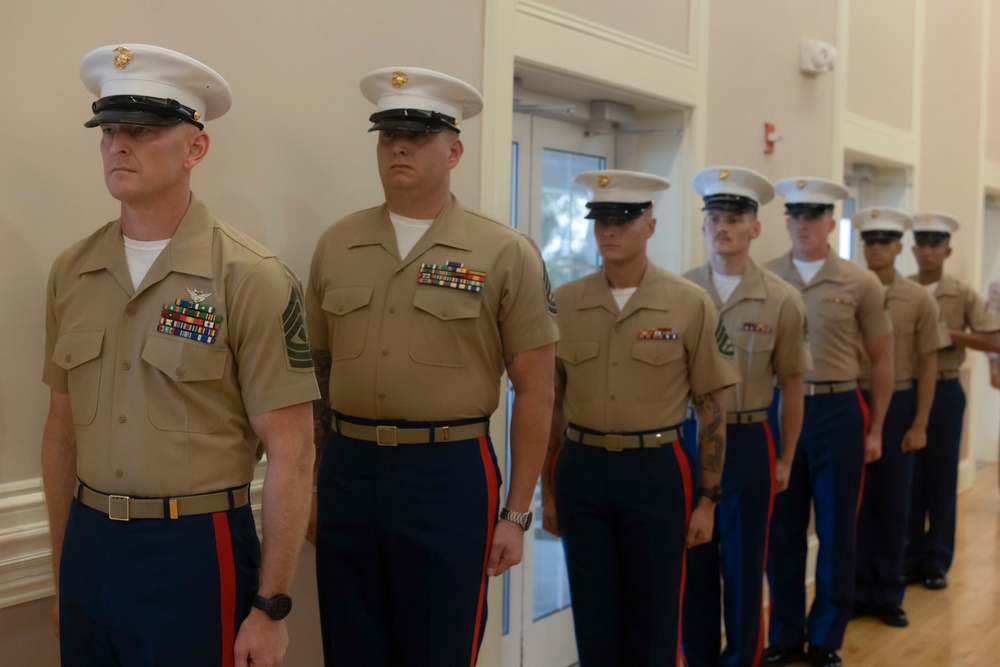 Sgt. Maj. Cantrell Retirement Ceremony