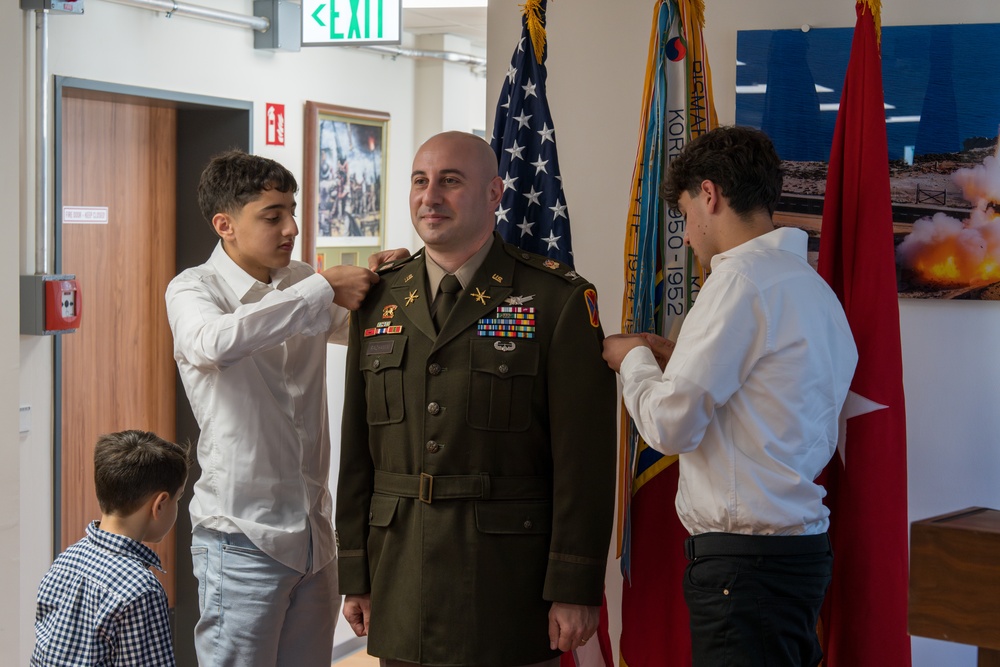 U.S. Army Col. Steven Rachamim promoted during ceremony in Sembach