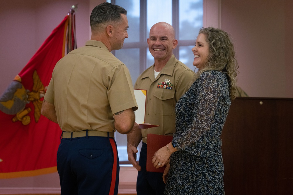 Sgt. Maj. Cantrell Retirement Ceremony