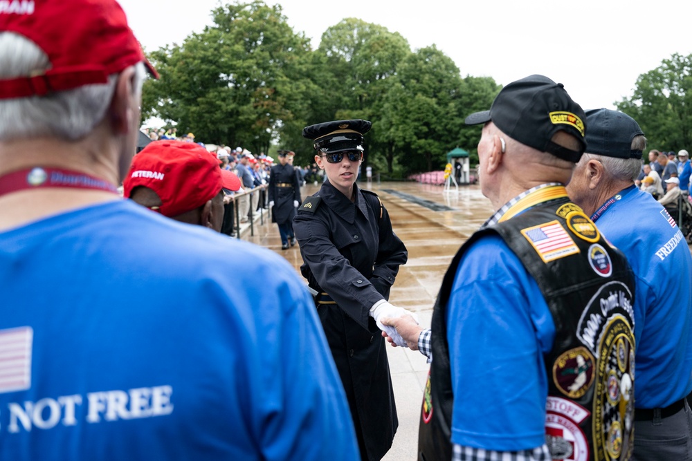 Veterans with the Heartland Honor Flight Visit ANC