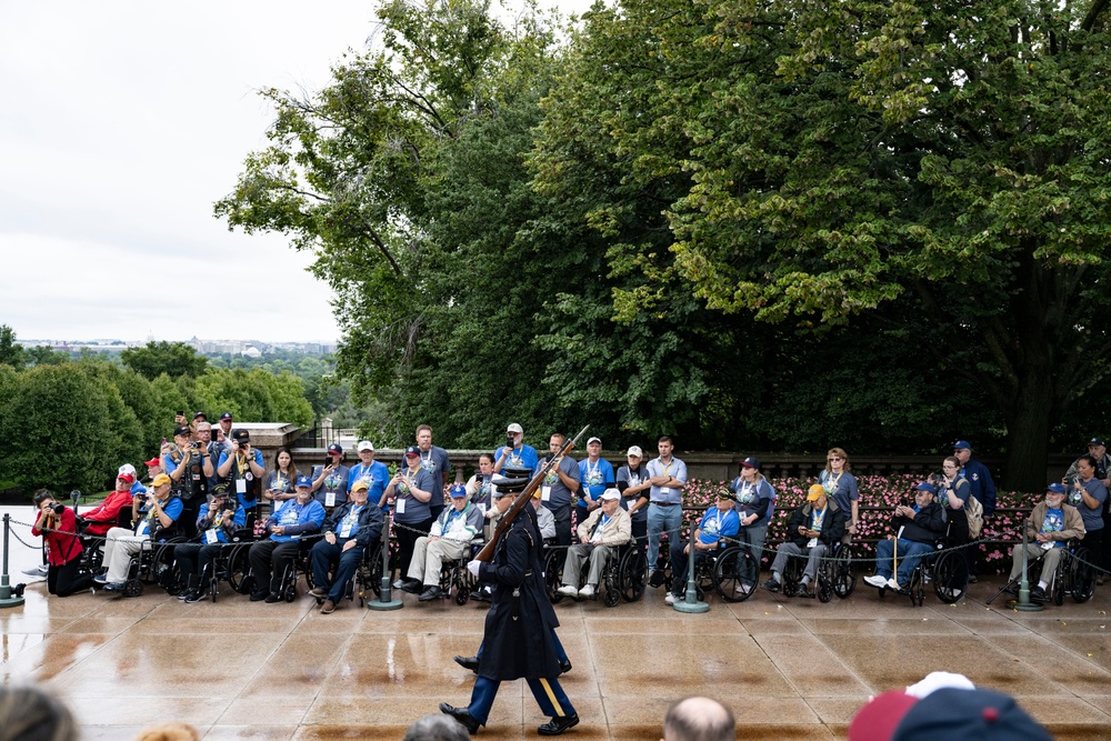 Veterans with the Heartland Honor Flight Visit ANC