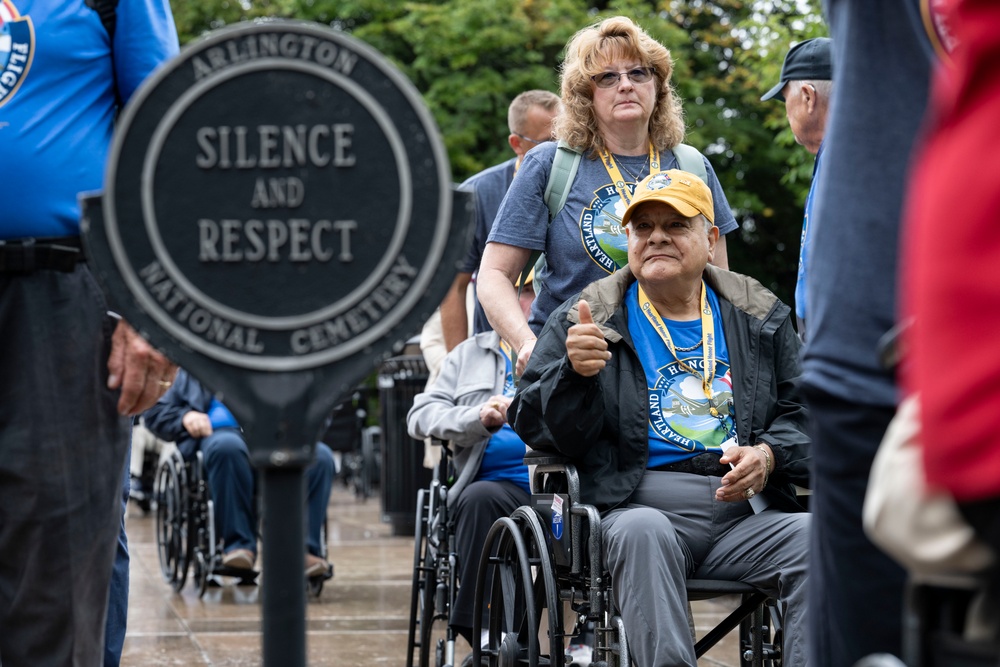 Veterans with the Heartland Honor Flight Visit ANC