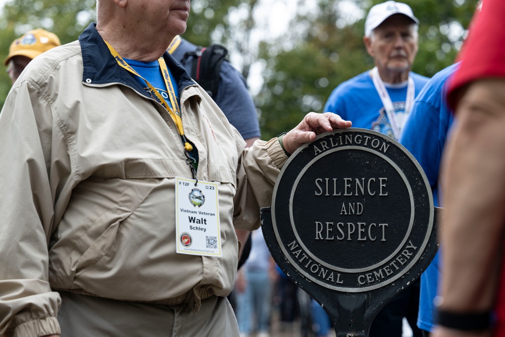 Veterans with the Heartland Honor Flight Visit ANC