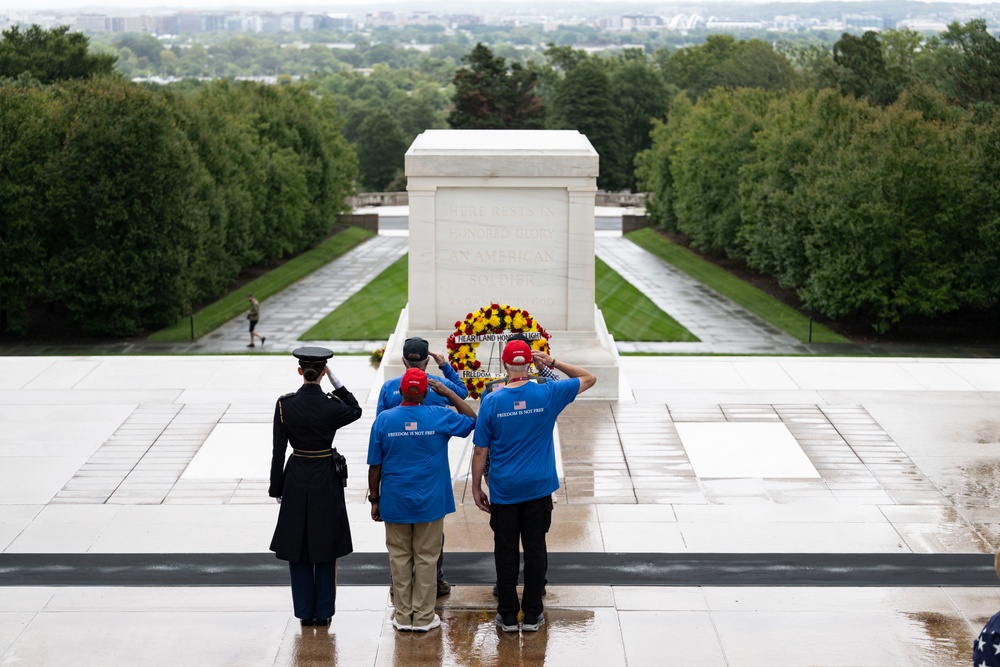 Veterans with the Heartland Honor Flight Visit ANC