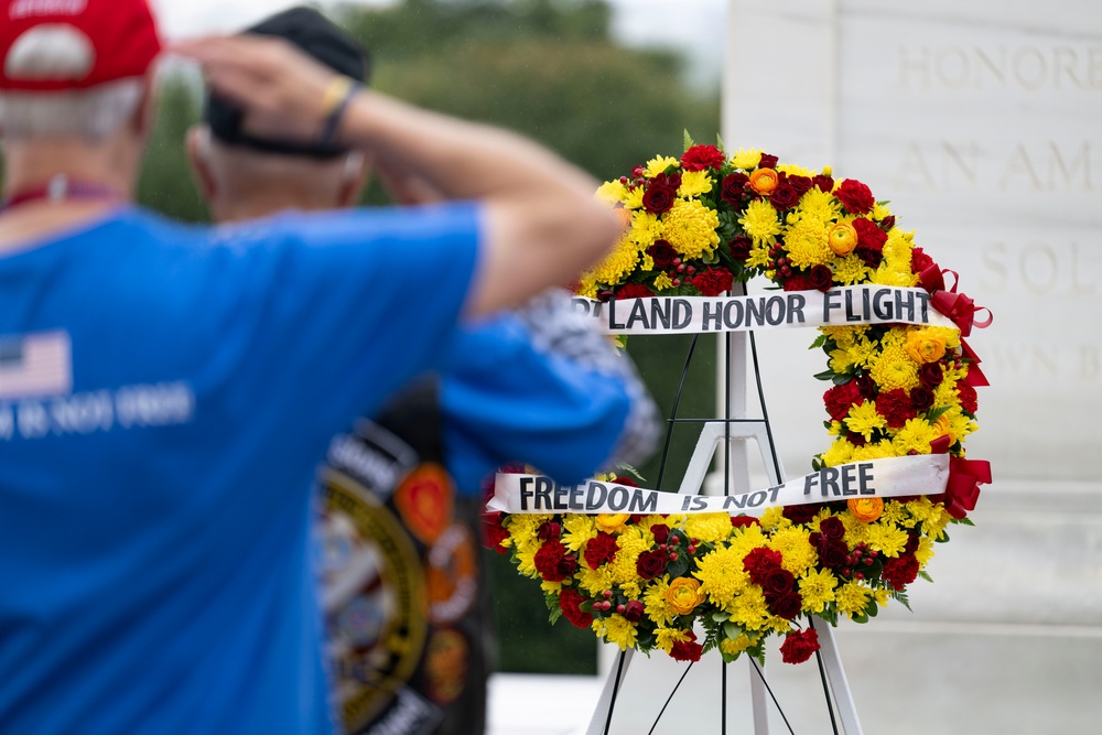 Veterans with the Heartland Honor Flight Visit ANC