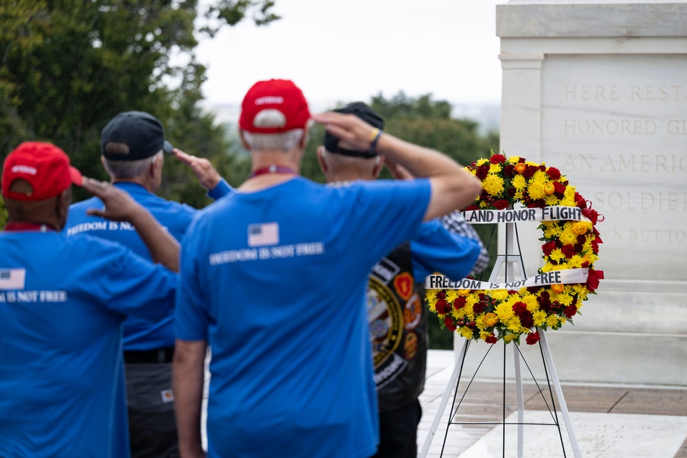 Veterans with the Heartland Honor Flight Visit ANC