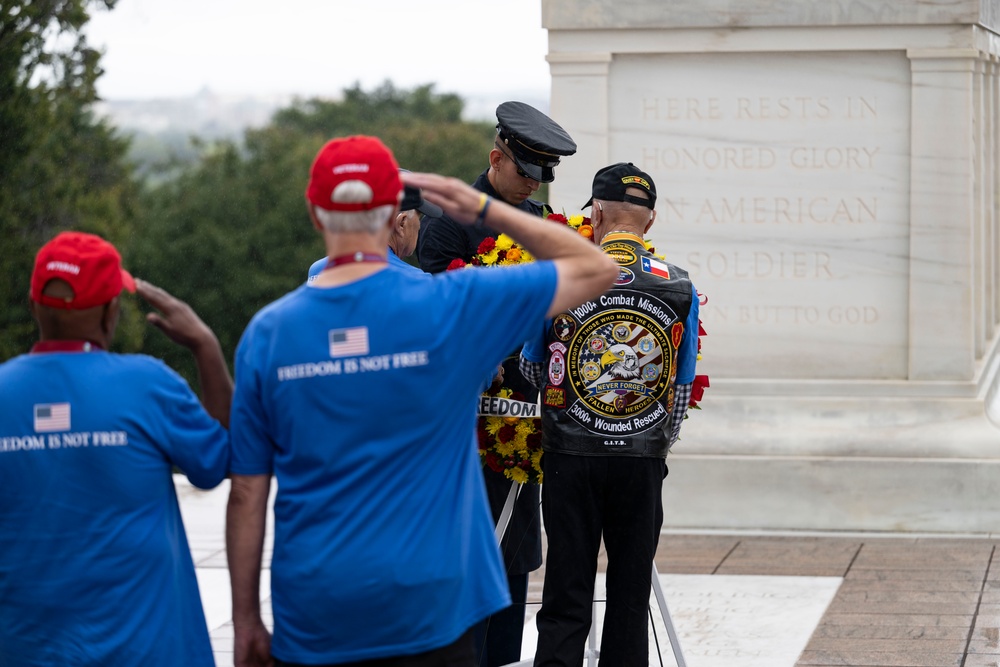 Veterans with the Heartland Honor Flight Visit ANC