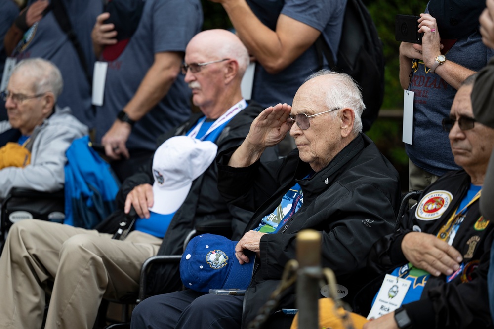 Veterans with the Heartland Honor Flight Visit ANC