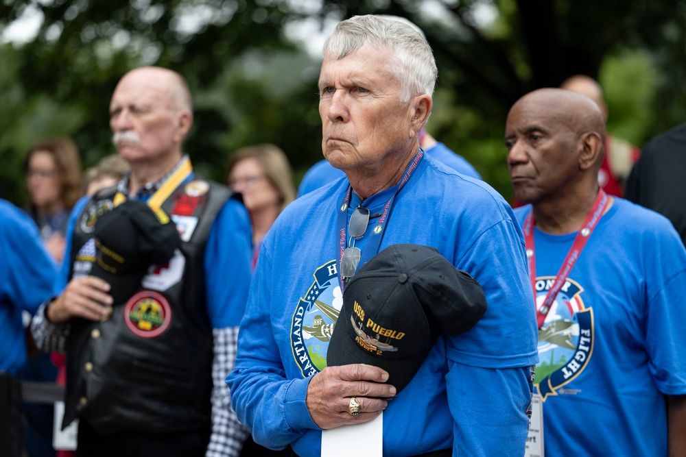 Veterans with the Heartland Honor Flight Visit ANC