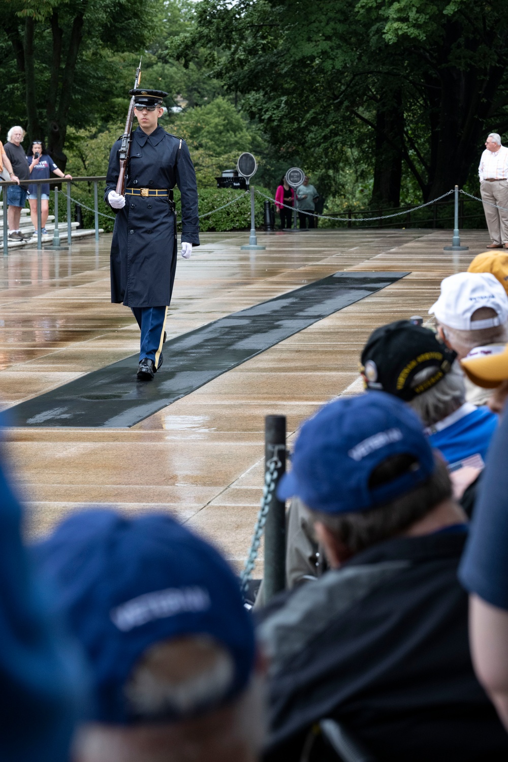 Veterans with the Heartland Honor Flight Visit ANC