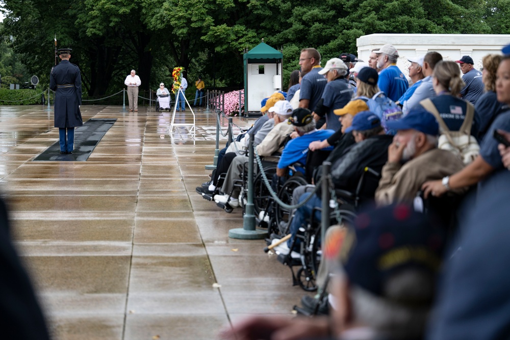 Veterans with the Heartland Honor Flight Visit ANC