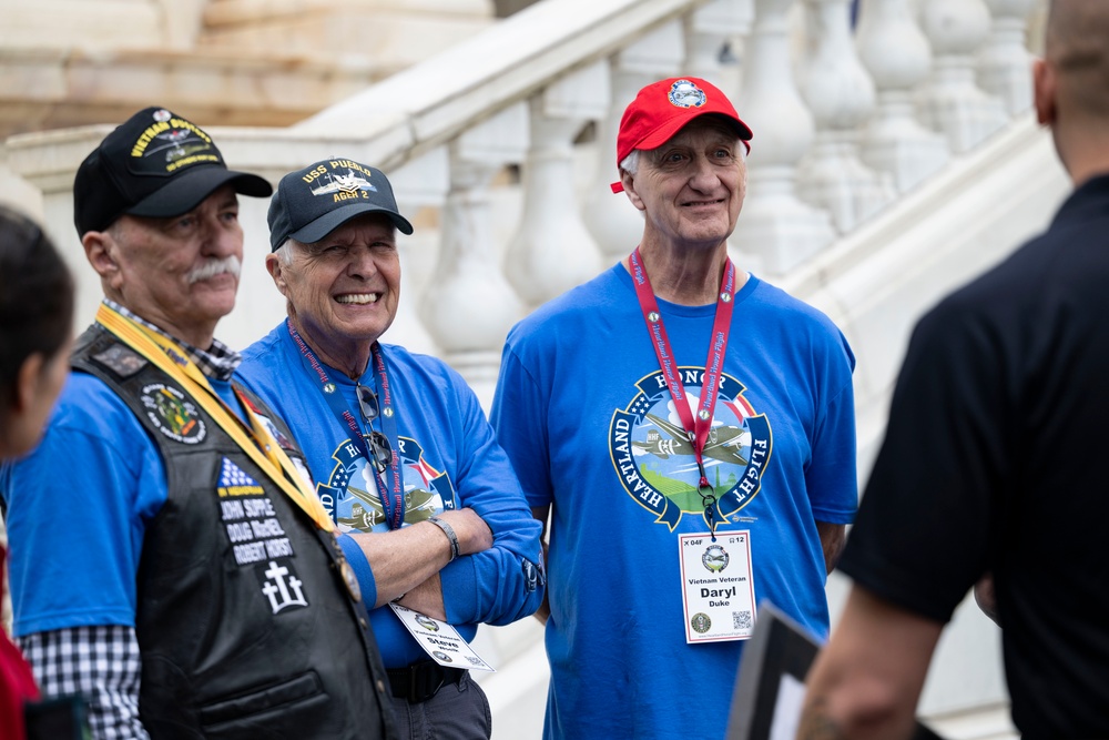 Veterans with the Heartland Honor Flight Visit ANC