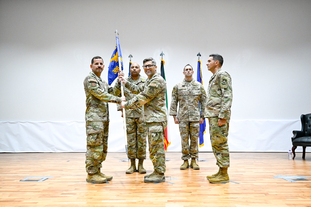 386th EABG welcomes new commander