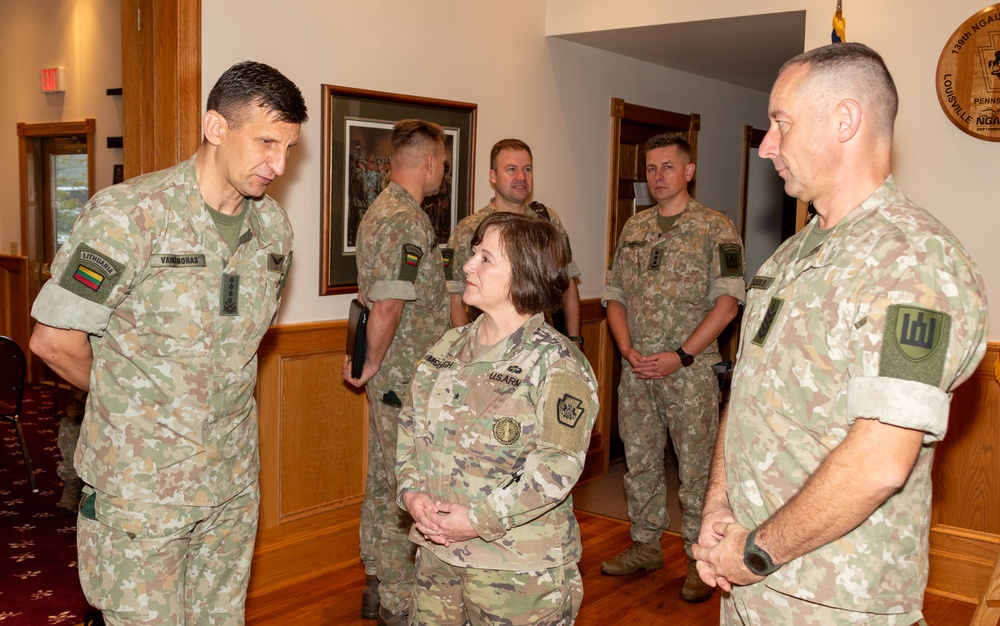Lithuanian Chief of Defense visits Pennsylvania National Guard, Fort Indiantown Gap