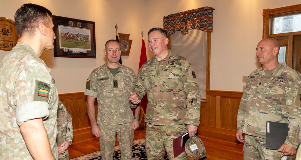 Lithuanian Chief of Defense visits Pennsylvania National Guard, Fort Indiantown Gap