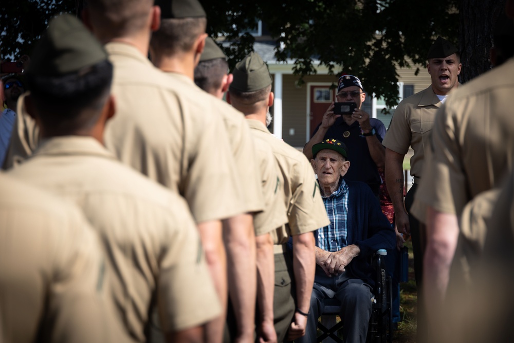 Cpl. Eddie Vincek WWII Veteran Celebrates 100th Birthday