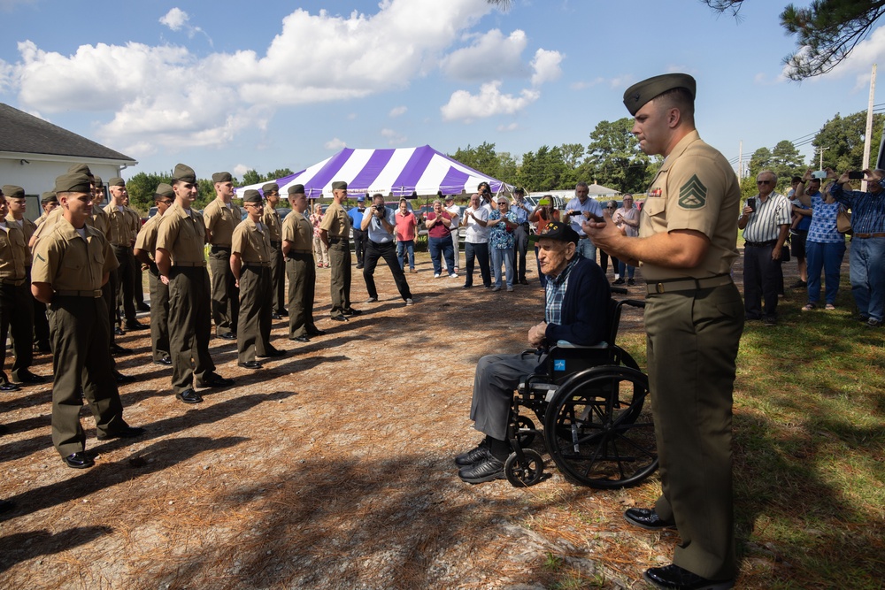 Cpl. Eddie Vincek WWII Veteran Celebrates 100th Birthday