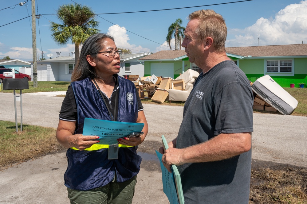 FEMA Disaster Survivor Assistance Teams Help Hurricane Helene Survivors