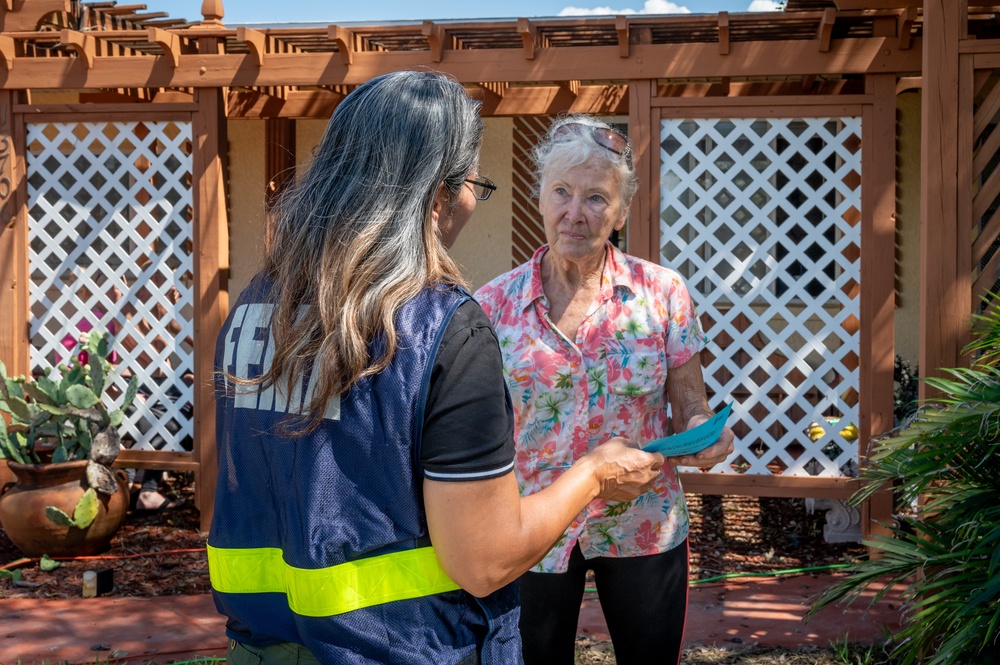 FEMA Disaster Survivor Assistance Teams Help Hurricane Helene Survivors