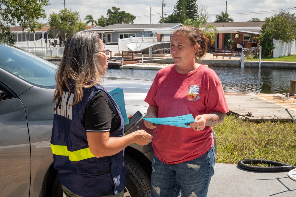 FEMA Disaster Survivor Assistance Teams Help Hurricane Helene Survivors