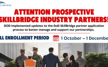 DoD SkillBridge Program Opens Enrollment for Industry Partners, Ethics Course Required for Application