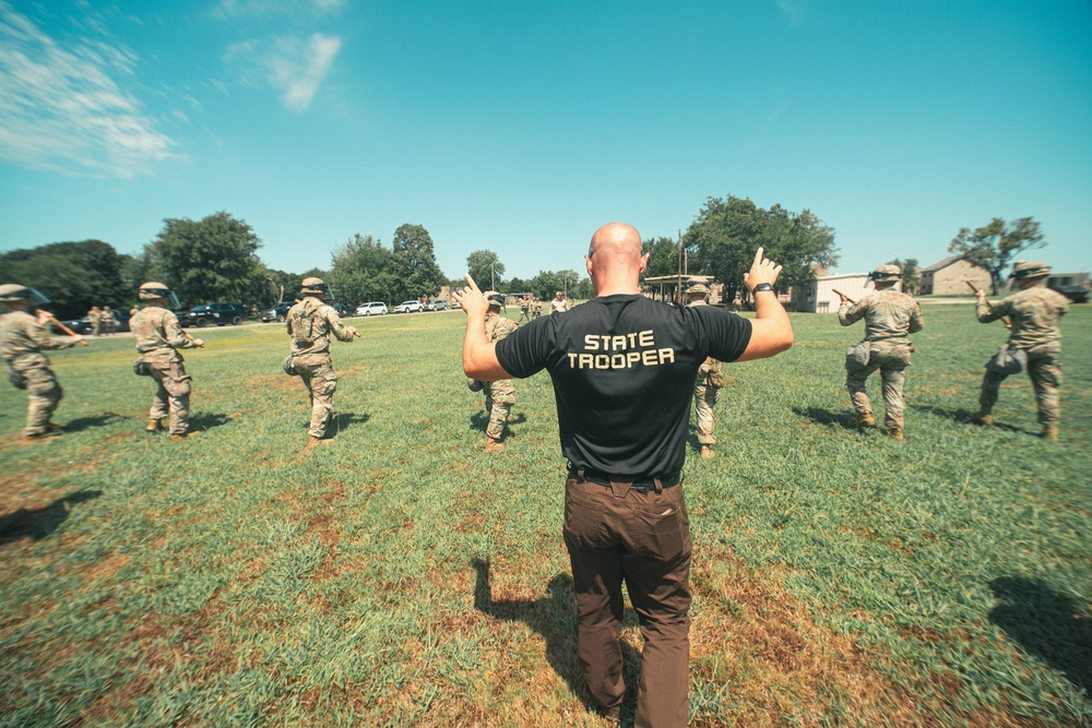 Oklahoma National Guard trains alongside Oklahoma Highway Patrol to protect rights and property