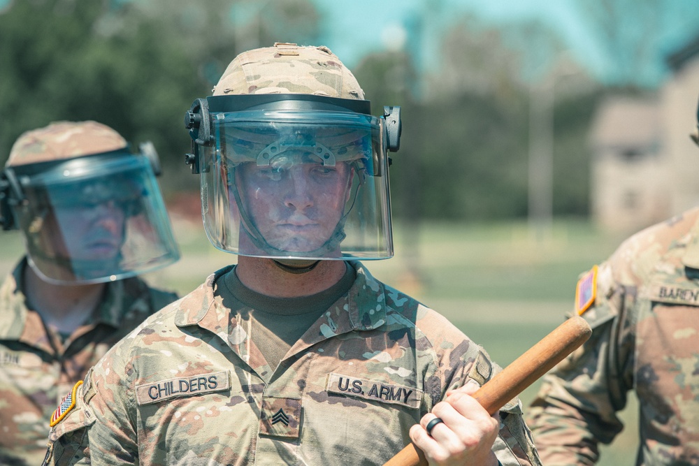 Oklahoma National Guard trains alongside Oklahoma Highway Patrol to protect rights and property