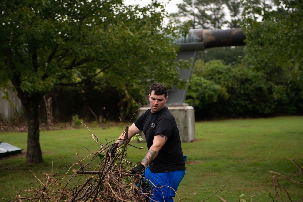 John C. Stennis Sailors volunteer at Newport News Mariners’ Museum