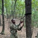 Securing the rope bridge