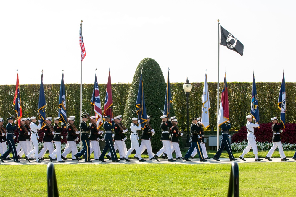 Armed Forces Full Honor Review Ceremony in Honor of  National POW/MIA Recognition Day 2024