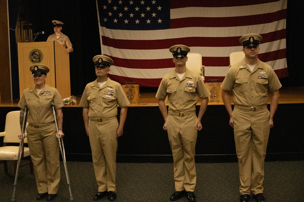NMRTC Beaufort Welcomes the Navy's Newest Chief Petty Officers