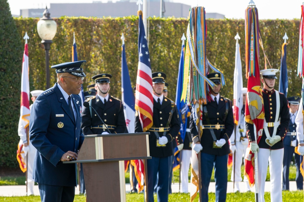 Armed Forces Full Honor Review Ceremony in Honor of  National POW/MIA Recognition Day 2024