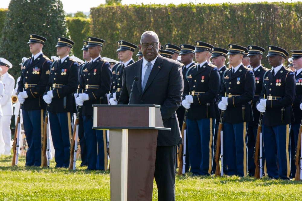 Armed Forces Full Honor Review Ceremony in Honor of  National POW/MIA Recognition Day 2024