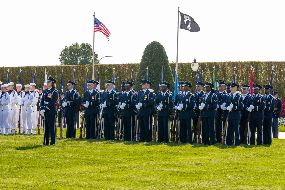 Armed Forces Full Honor Review Ceremony in Honor of  National POW/MIA Recognition Day 2024