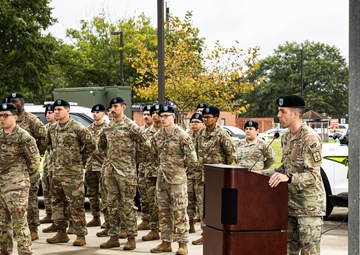 Centurions case detachment colors, activate CASCOM Law Enforcement Activity (LEA)