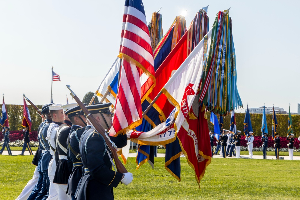 Armed Forces Full Honor Review Ceremony in Honor of  National POW/MIA Recognition Day 2024